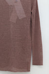 SWAYING/KNIT seamless tie long-sleeved cardigan SW24SS1T70 dirty pink PS77
